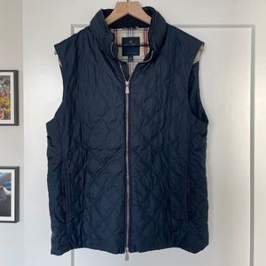 Brooks Brothers Navy Quilted Vest